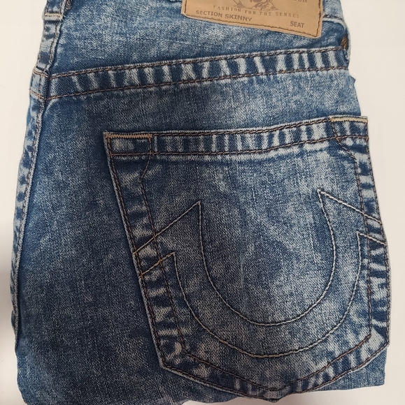 True Religon acid wash slim fit jeans - Picture 4 of 7
